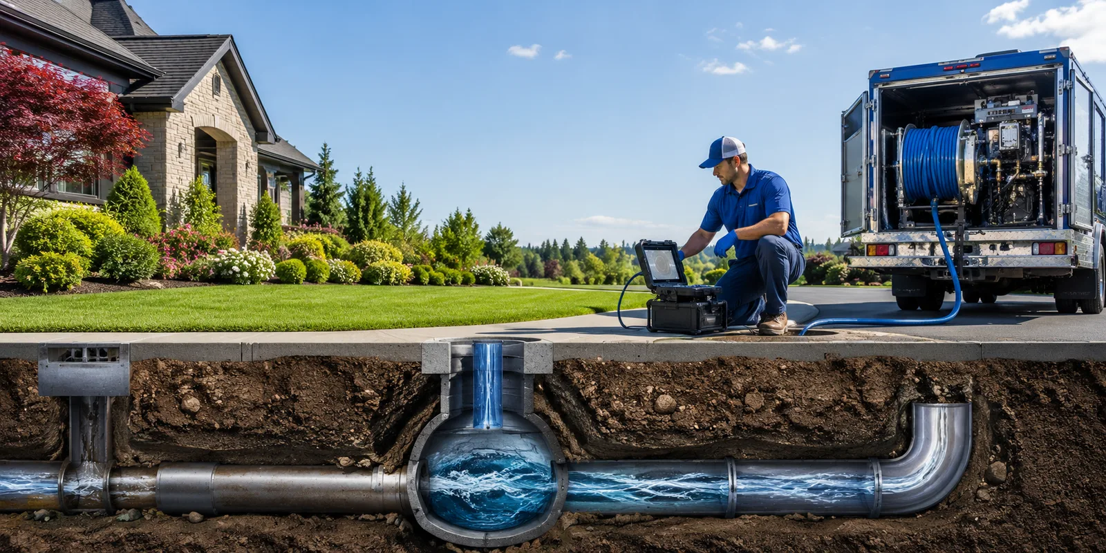 Drainage restoration information for Andreas, PA